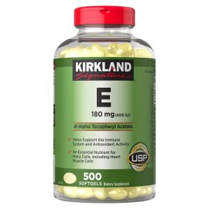 Kirkland Signature Vitamin E 180 mg 500 viên của Mỹ